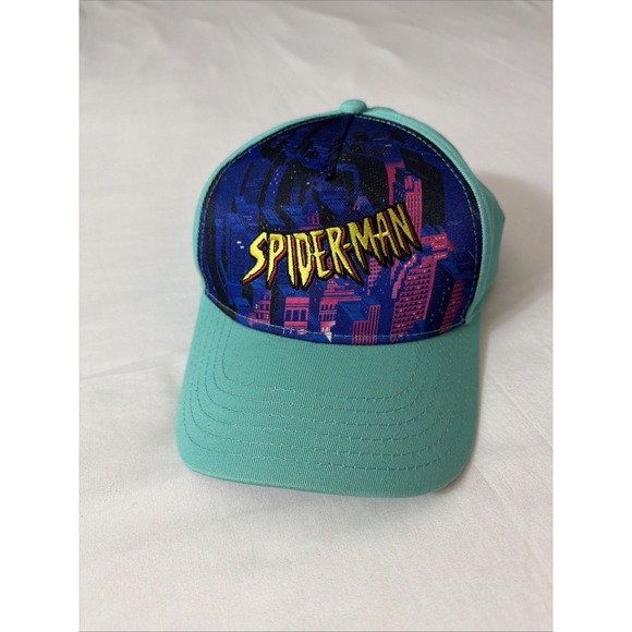 Brand New Marvel Spider-Man Green Goblin hat/cap NO pin badge Into Spider Verse - Picture 10 of 16